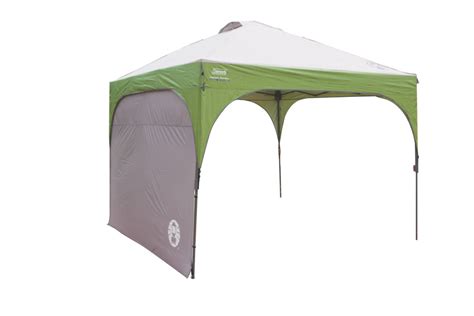 Canopy Sun Shelter Tent with Instant Setup assembles in 3-minutes in just 3 steps to create a shady area outdoors. . Coleman 13x13 canopy sidewalls